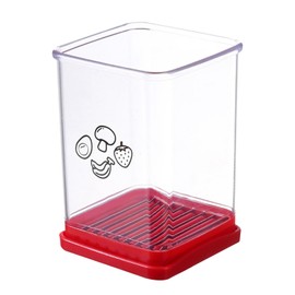 Tassenschneider,Obstschneider Cup Slicer Scheiben Multifunktional Edelstahl Obstschneider für Erdbeere Banane Ei Gemüse Schnell Salat Zubereiten Küchenhelfer