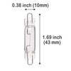 Satco S6994 Transitional Bulb in Light Finish, 1.69 inches, Clear