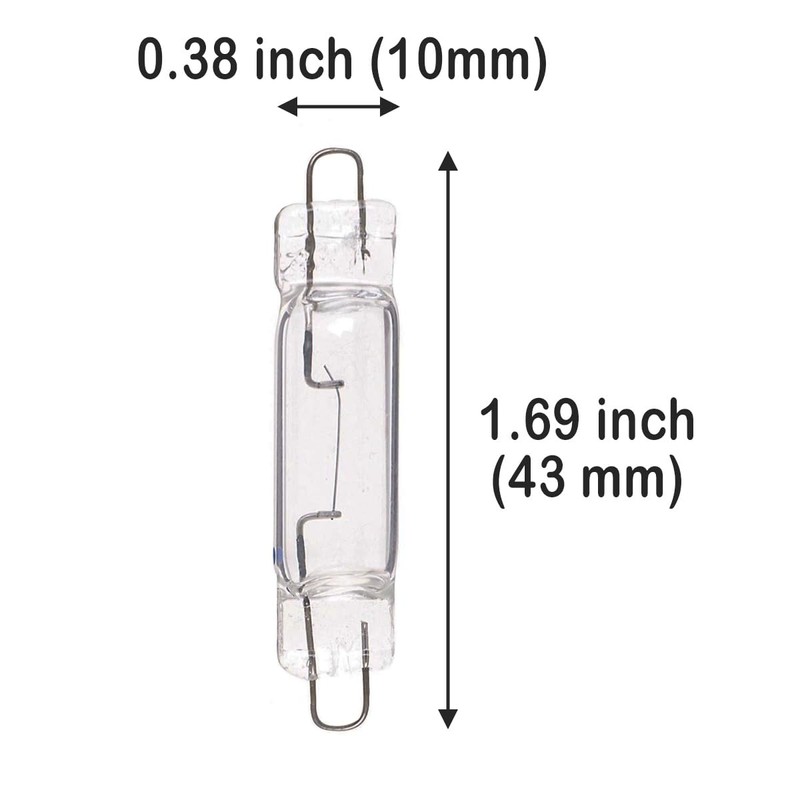 Satco S6994 Transitional Bulb in Light Finish, 1.69 inches, Clear