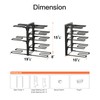 ORDORA Pots and Pans Organizer Rack for Cabinet, 15.83" Height