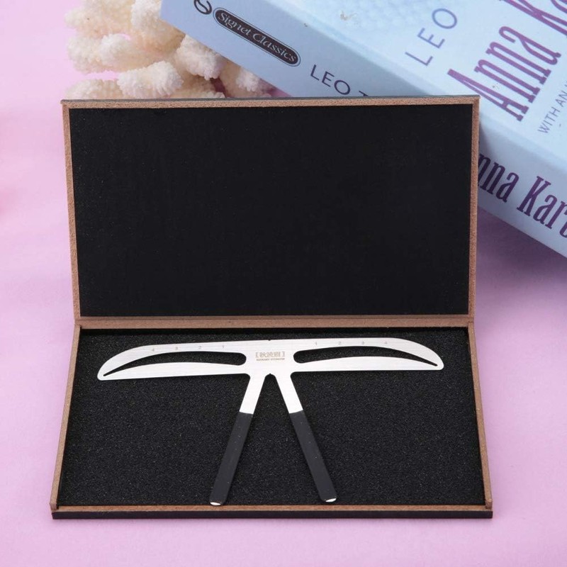 Pongnas 8 Tipos de Regla para Cejas, Medida de Cejas,