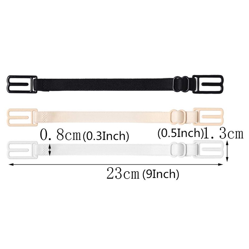 6 Pcs Bra Straps Clips, Racerback Bra Clips, Elastic Adjustable