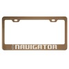 MVP Rose Gold License Plate Frame for Lincoln Navigator