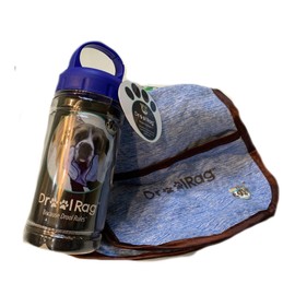 HugeHounds DroolRag Dog Drool Towel (Blue)