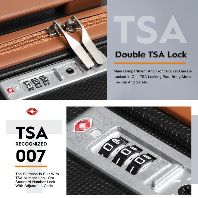 Joyway 20 Inch Carry On Luggage with TSA Lock, Durable
