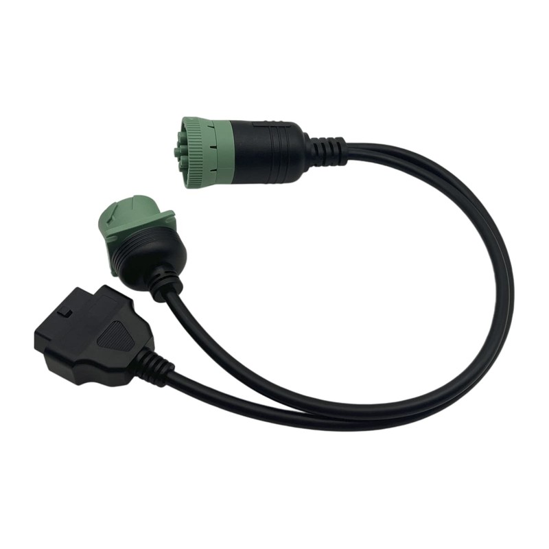 HYXUAN 9 Pin to OBD2 Interface Truck Y-j1939 obd2 Cable