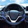 Alusbell Microfiber Leather Steering Wheel Cover Breathable Auto Car Steering