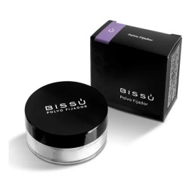 Bissú Polvo Fijador Translúcido – Acabado Mate Natural, Unifica el Tono y Sella el Maquillaje | Color Transparente para Todo Tipo de Piel