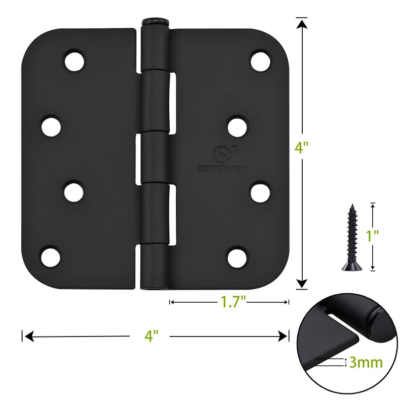 Door Hinge 4 Inch Interior Door Hinges Oil Rubbed Bronze