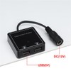 18V 25W Monocrystalline Solar Panel Kit Dual USB Cellphone Recharger
