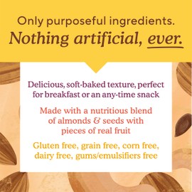 Simple Mills Almond Flour Snack Bars, Nutty Banana Bread - Gluten Free, Made with Organic Coconut Oil, Breakfast Bars, Healthy Snacks, Paleo Friendly, 6 Ounce (Pack of 6)