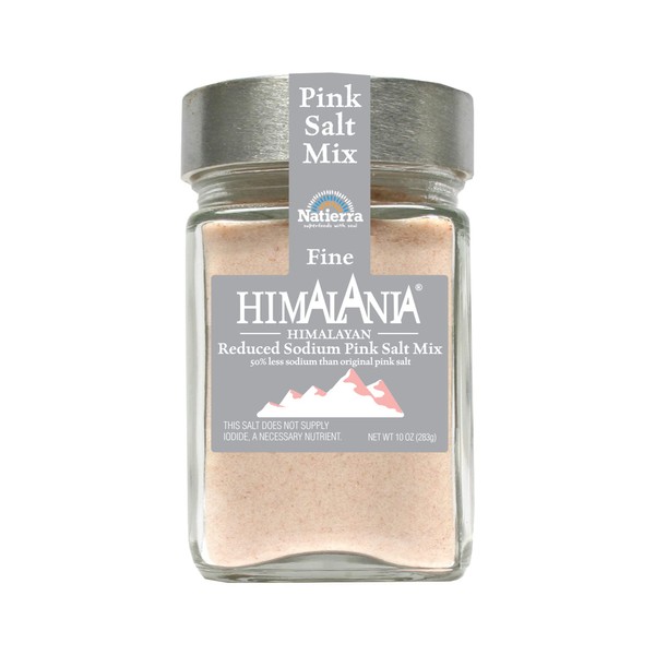 Natierra Himalania Reduced Sodium Himalayan Fine Pink Salt Shaker 10 oz