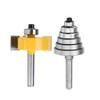 Yakamoz 1/4 Inch Shank Rabbet Router Bit with 6 Bearings