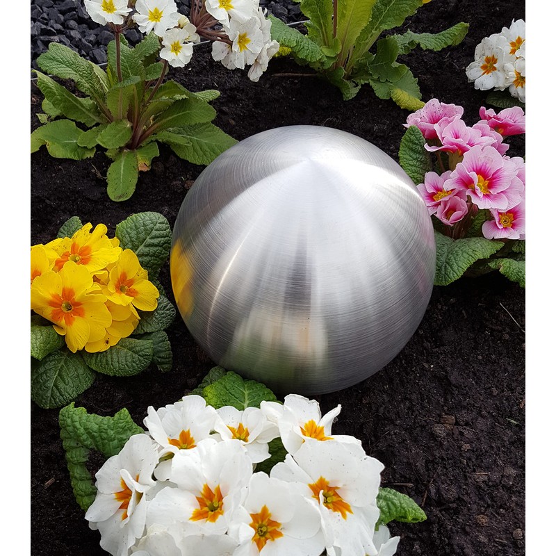 Jürgen Bocker Garden Ambiente Decorative Baubles Set of 3 Stainless