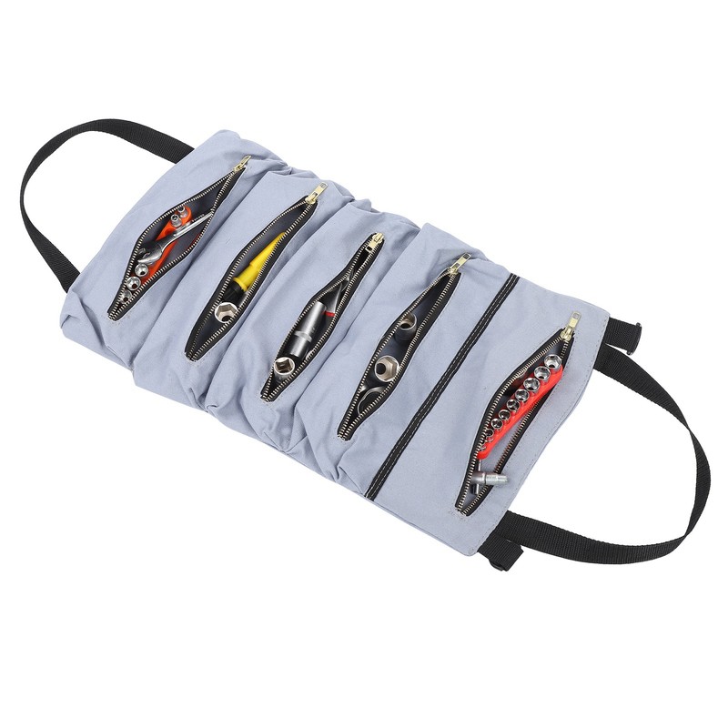 Tools Roll Up Bag Portable Waterproof Tool Storage Pouch Organizer