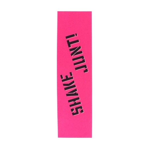 SHAKE JUNT SINGLE SKATE GRIP SHEET COLORED GRIP 9x33 PINK/BLK/WHT