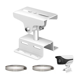 Mast Mount Camera Corner Mount Camera Outdoor Metal Camera Mount Surveillance Camera Mount Adjustable Camera Mount for Tube Sizes up to 200 mm