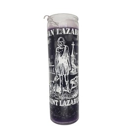 Saint Lazarus Purple Ritual Candle/Veladora De San Lazaro Morada