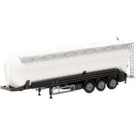 herpa Withe 77033 FFB Intake Silo Trailer White