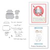 Spellbinders Toast with Jam 'n Bread Stamp and Die Set,