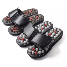 Khealthslipper 건강슬리퍼 지압슬리퍼 사무실 스프링지압슬리퍼 [브라운/S(38-39)] Health Slippers Acupressure Slippers Office Spring Acupressure Slippers [Brown/S(38-39)]