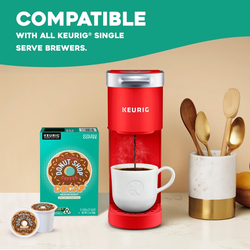The Original Donut Shop Decaf Keurig Single-Serve K-Cup Pods, Medium