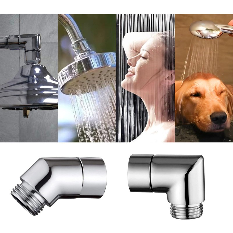 Oiieco 90° and 135° Hand Shower Set Elbow with 1/2"