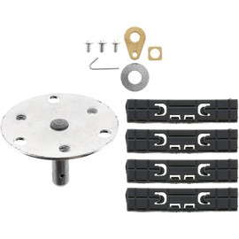 Qualtex BKT87 Drum Shaft & Tear-Drop Bearing Kit, Steel