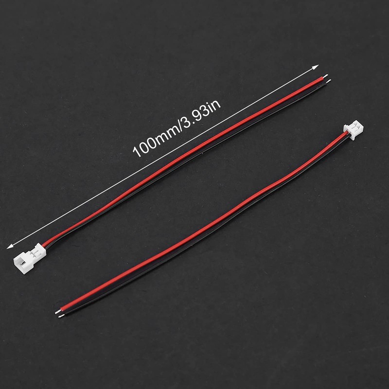 Walfront 20 pieces JST 1.25 mm connector, 2-pin / 3-pin