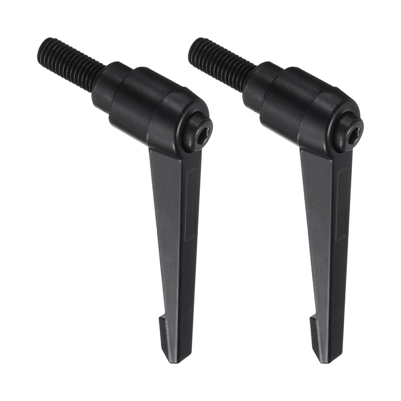 sourcing map 2pcs Lever Adjustable Handles M10 x 25mm Metric