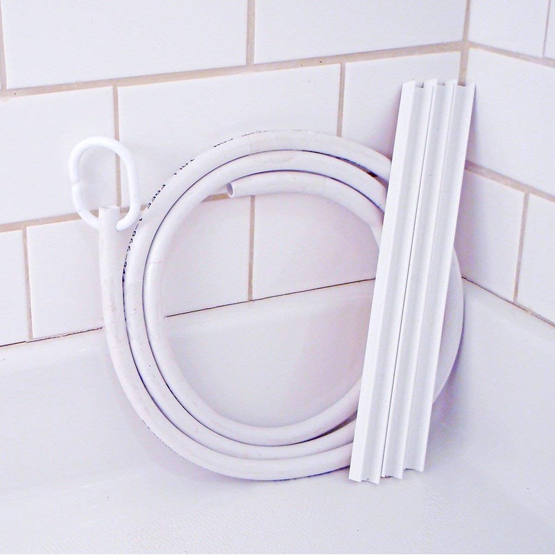 Shower Curtain Sealer with 30" of Wall Channels