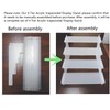 4 Tier Acrylic trapezoidal Display Stand, Clear Acrylic Display Shelf,Object