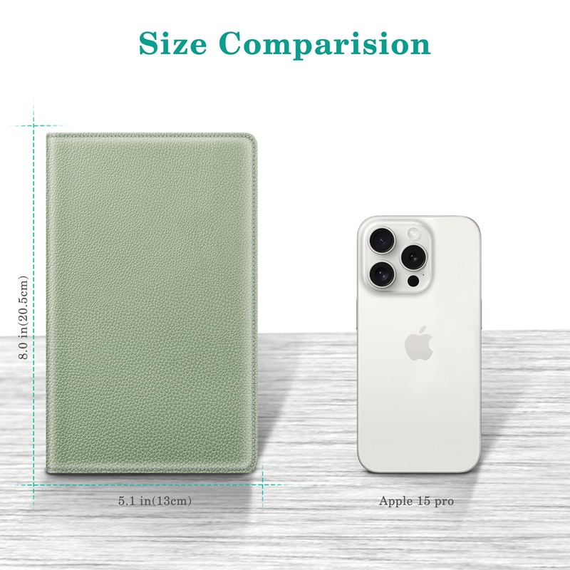 Server Book Organizer with Zipper Pocket, Fintie PU Leather Restaurant