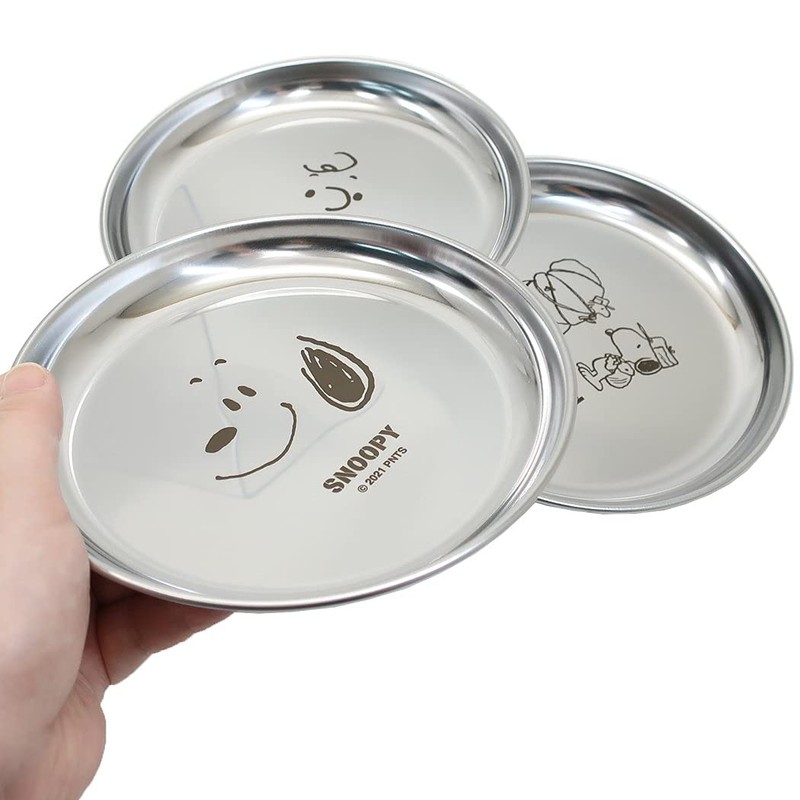 Marimocraft Snoopy (Stainless Steel Plate) Inner Plate, Backpack, Peanuts