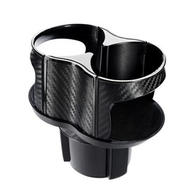 2 in 1 Auto Cup Holder Expander Adapter with 360 Adjustable Base Universal Detachable ABS Storage Organizer Multifunctional car Water Cup Drink Holder for Boat/Caravan/SUV/Mini-Van/crossovers