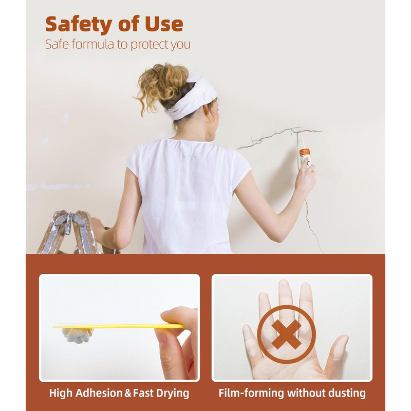 Spackle Wall Repair Kit,Drywall Repair Patch Kit,Simple Small Wall Hole