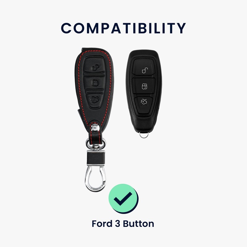 kwmobile Case for Ford 3-Button Car Key Case / Key