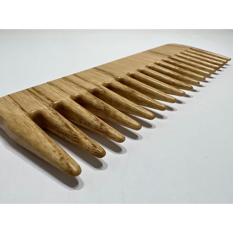 Strähnenboy Original Wooden Comb Handmade 13.6 cm 17 Teeth Curling