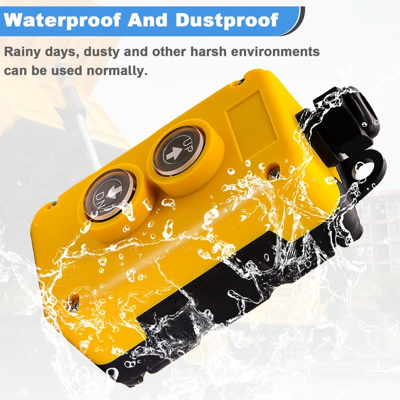 mxuteuk 4-Wire Dump Trailer Remote Control Switch 12 V DC
