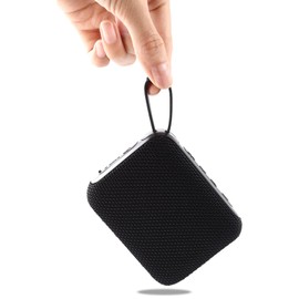 Small Bluetooth Speaker, Portable Bluetooth Speaker Wireless Loud Clear Sound Deep Bass Support TF Card, Mini Size with Lanyard to Carry, for Home, Outdoor and Travel