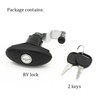 RV Lock,T-Handle Lock Kit with Keys,Motorhome Locks Garage Door Lock