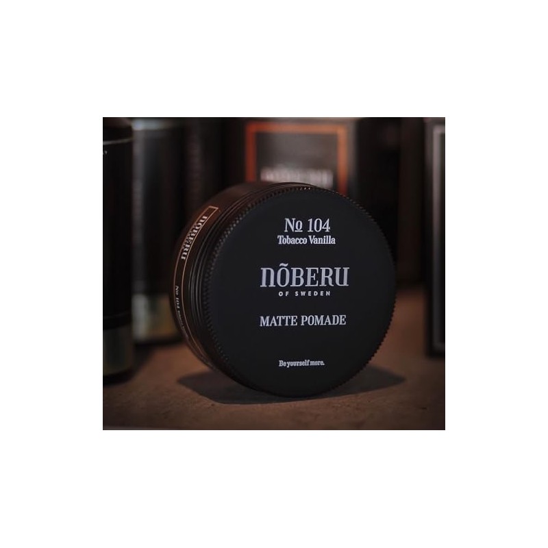 NOBERU OF SWEDEN MATTE POMADE Nº 104 Tabaco Vainilla 80ml