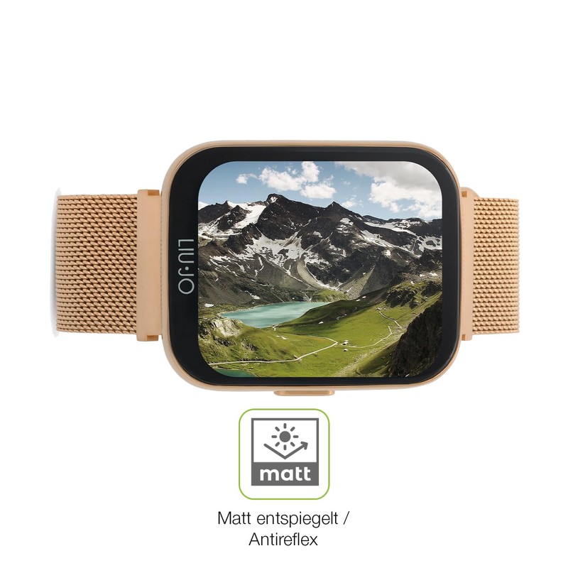 dipos FLEX 2x Schutzfolie matt passend für Liu Jo Smartwatch