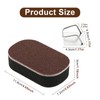 5 Pack Carborundum Sponge with Holder, Nano Emery Scrub Sponge