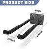 WALMANN Garage Hooks, Heavy Duty 12-inch Wall Hooks for Hanging,