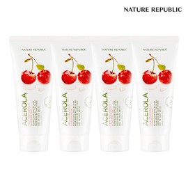 Nature Republic (현대Hmall)네이처리퍼블릭 프레시 허브 아세로라 클렌징폼 4개 (Nature Republic) Fresh Herb Acerola Cleansing Foam 4 pcs