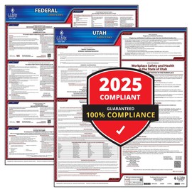 2025 Utah and Federal Labor Law Poster Set (English, UT State) - OSHA Compliant Laminated Posters, J. J. Keller & Associates, Inc.