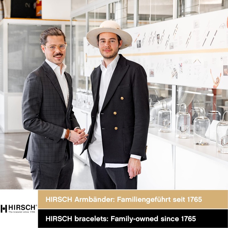 Hirsch Toronto Watch Strap, Italian Calf Leather, Classic/Elegant - Women/Men,