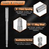 sourcing map 3pcs Nut Driver Drill Bit 5.5mm Metric Impact