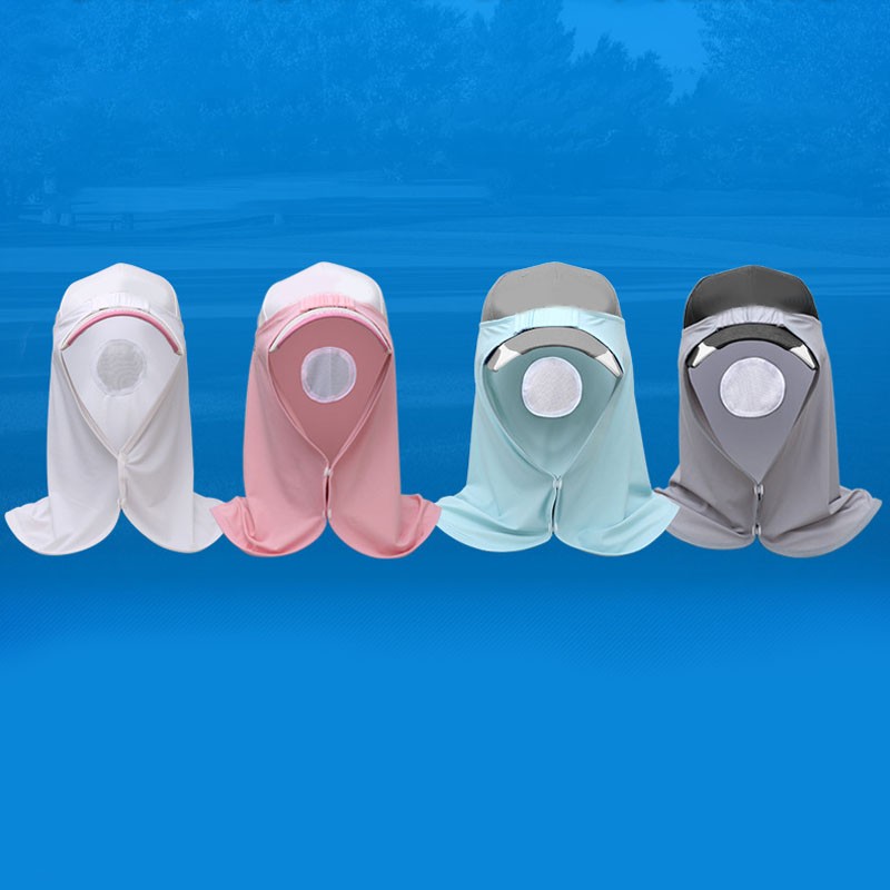 Polyester Cooling Head Cover Breathable Sun UV Protection Neck Cover